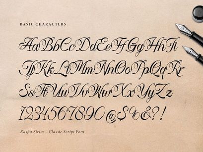 Kasfia Sirius | Classic Script