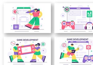 10 Game Development Process Illustration