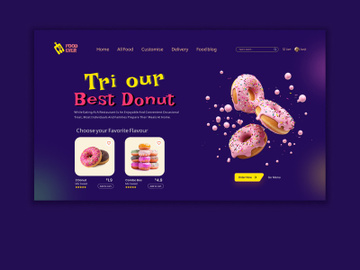 Best donut landing page preview picture