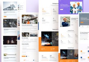 Xinflax - Industrial Adobe XD Template