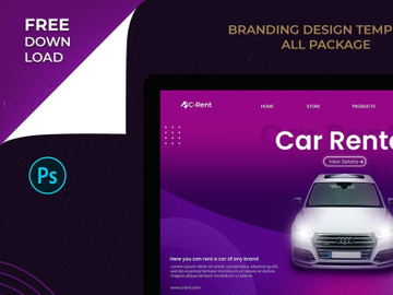 Free Design Template Rent Car Brand All Package preview picture