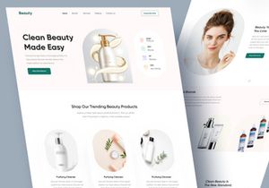 Landing Page UI Kit Design