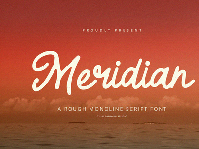 Meridian - Rough Script