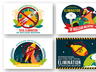 10 Day for the Elimination of Nuclear Weapon Illustration