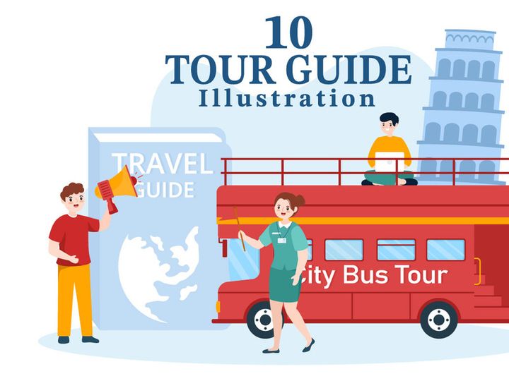 10 Travel Guide and Tour Illustration