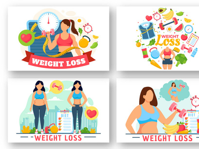 12 Weight Loss Illustration