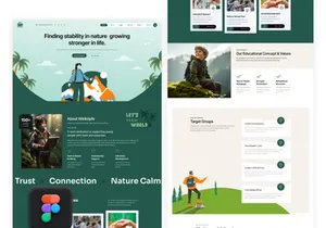 WildLife - Landing Page Figma Design