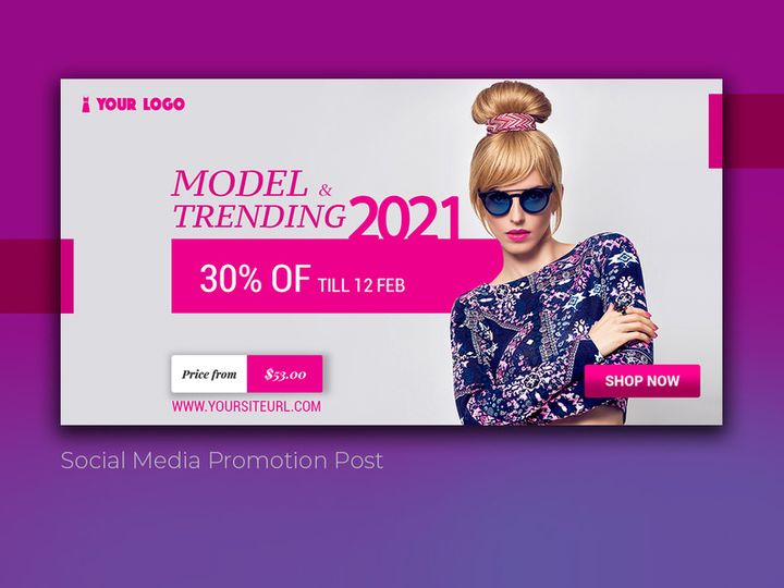 Social Media Promotion Banner