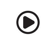 Abstract film icon illustration