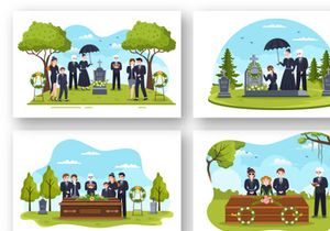 10 Funeral Ceremony Illustration