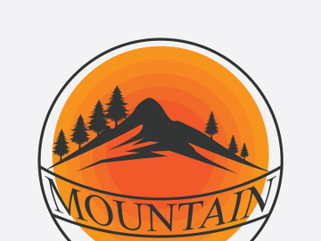 Mountain logo preview picture