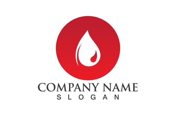 Blood drop donor vector icon