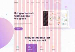 Saakly- Saas Landing UI Template