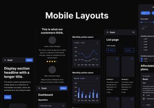Dash UI Kit - Dark
