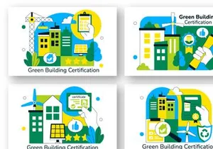 10 Green Building Certification Illustration