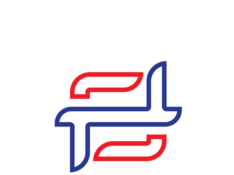 F Letter vector icon illustration design