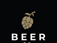 Premium quality vintage craft beer logo template. For badges, emblems, beer companies, bars, taverns.