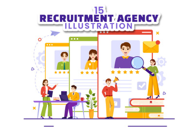 15 Recruitment Agency Illustration preview picture