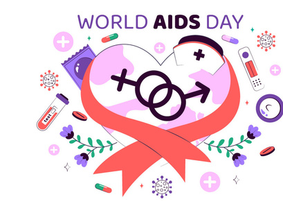 10 World AIDS Day Illustration