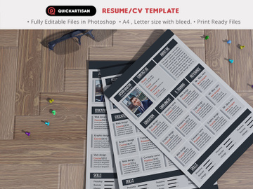 Resume/CV Template 08 preview picture