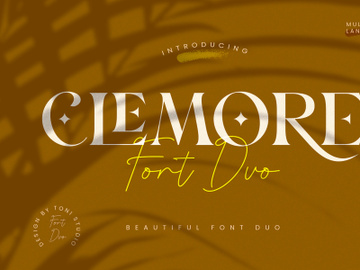 Clemore font duo preview picture