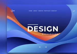 Abstract Background Blue and Orange