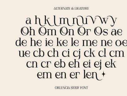 Orlencia – Elegant Modern Serif Font
