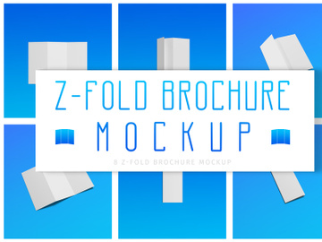 Z-Fold Brochure Mockup preview picture