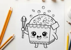 Cute sad tofu vector illustration flat design character
