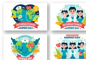 12 International Nurses Day Illustration