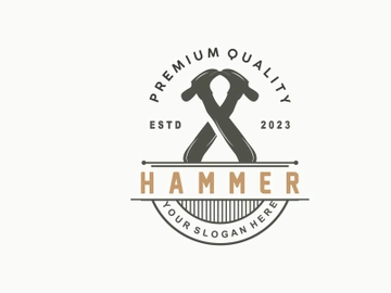 Hammer Logo, Builder Tools Inspiration Design preview picture