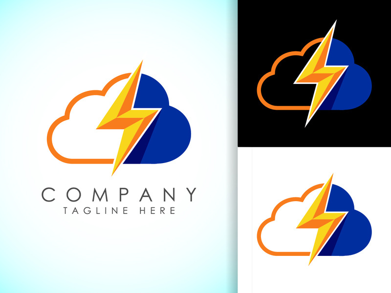 Creative cloud computing vector logo design template. Cloud  logo for your corporate business.
