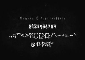 Solo Level - Death Metal Energy Font