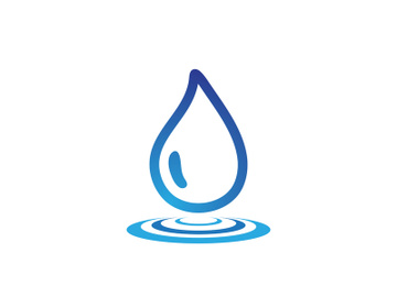 Water drop Logo Template vector illustration design - Vector. preview picture