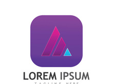 modern and creative initial letter A logo.