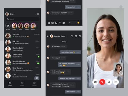 Messenger Mobile App Design.