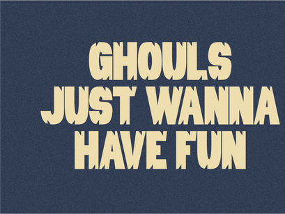 Halloween Party - Display Font