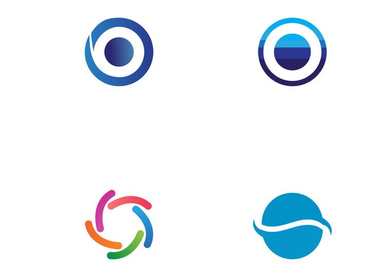 Colorful circle abstract logo