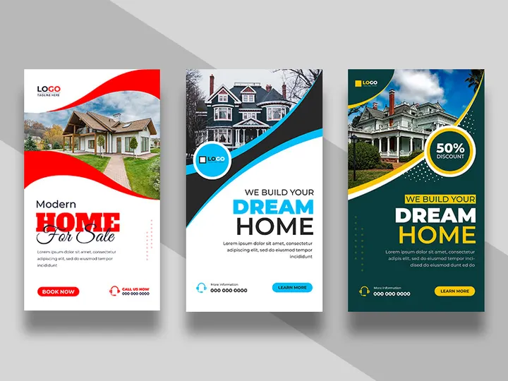 Real Estate Social Media Story Template Ver-4