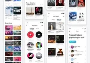 Aura Music Service UI Kit
