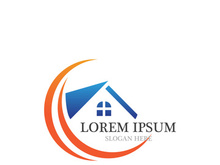 Real Estate home building , Property and Construction Logo design