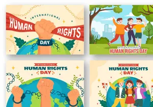 12 International Human Rights Day Illustration
