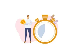 Time is Money illustration concept