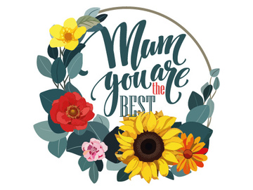 Happy Mother's Day SVG Illustration preview picture