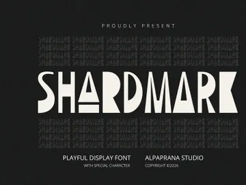 Shardmark - Display Font preview picture