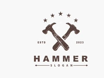 Hammer Logo, Builder Tools Inspiration Design preview picture