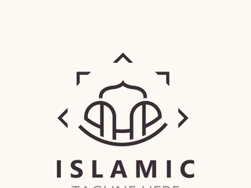 Islamic Mosque Logo design, template Islamic, Islamic Day Ramadan vector graphic creative idea preview picture