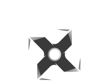 ninja weapons vector logo