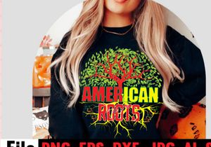 American Roots T-shirt Design
