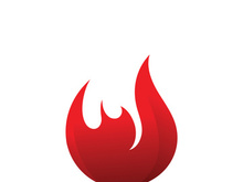 Fire Flame Logo design vector template